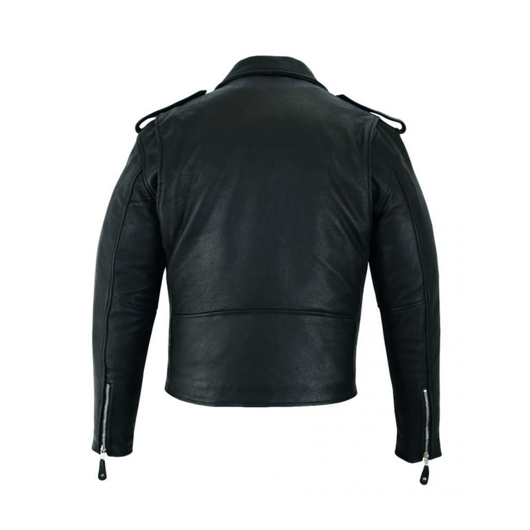 Mens heavy duty leather motorcycle on sale jackets