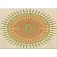 thumbnail image 1 of Ahgly Company Indoor Rectangle Patterned Cinnamon Brown Area Rugs, 7' x 9', 1 of 6