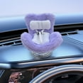 thumbnail image 5 of Doll Car Seat for 17cm Dolls, Doll Car Seat with Air Vent Clip and Desktop Stand, Cute and Functional Car Ornament for Doll Fans, Collectors [Pillow] Purple, 5 of 8