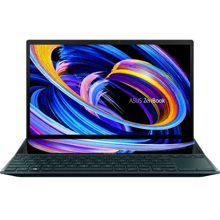 ASUS ZenBook Duo 14 Home and Business Laptop (Intel i7-1165G7 8-Core, 16GB RAM, 2TB PCIe SSD, 14.0" Full HD (1920x1080), NVIDIA MX450, Active Pen, Wifi, Bluetooth, Webcam, 1xHDMI, SD Card, Win 10 Pro)