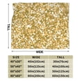 thumbnail image 3 of Kll Fleece Blanket Plush Throw Blanket Glitter Gold,Soft Fuzzy Cozy Flannel Blanket For Couch Sofa Bed.(40"X30"), 3 of 9