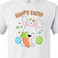 thumbnail image 4 of Inktastic Happy Easter Bunny with Eggs and Carrot T-Shirt, 4 of 5