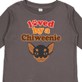 thumbnail image 4 of Inktastic Chiweenie Dog Gift Boys or Girls Long Sleeve Toddler T-Shirt, 4 of 5