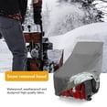 thumbnail image 7 of Snow Blower Cover for 2-Stage & 3-Stage Snow Throwers 23-27" | Waterproof Dirt-Proof Polyester Fabric with Drawstring & Windproof Buckles | Outdoor Protection Cover, 1 Pack, 7 of 7