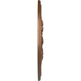 thumbnail image 4 of Ekena Millwork 23 5/8"OD x 4"ID x 1 1/2"P Rose and Ribbon Ceiling Medallion (Fits Canopies up to 4"), Hand-Painted Polished Copper, 4 of 5