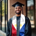 thumbnail image 5 of Graduation Stole Class of 2026 Country Flag Graduation Sash Unisex Adult 62" Long, 5 of 7