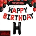 thumbnail image 4 of Black and Red Banner Balloons - 16 Inch, Sign Balloons Letters for Party, 4 of 6