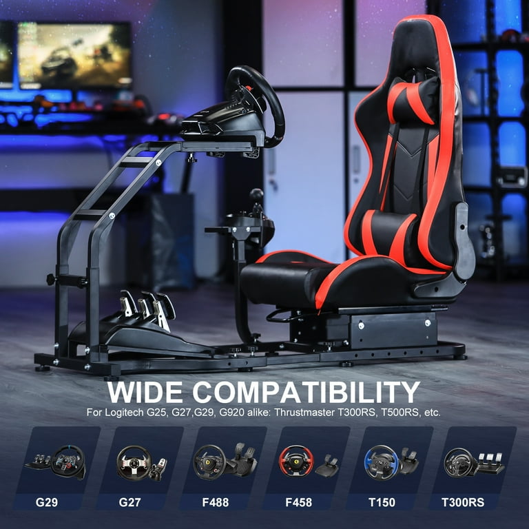 Ps5 Racing Wheel Marada Racing Simulator Cockpit - Adjustable Seat ...