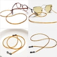 thumbnail image 4 of OULII 3 Pcs Collier de Lunettes Sangle Marron Plastique Portable Sangle de Lunettes Hommes, 4 of 8