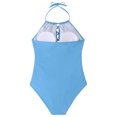thumbnail image 5 of GaThRRgYP Womens Swimsuit under $10,Women Solid with Chest Pad without Underwire Bikini One-piece Swimsuit, 5 of 8