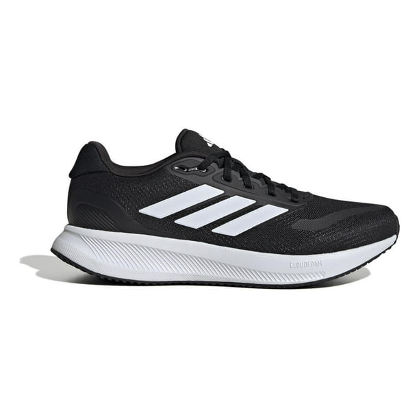 Tenis adidas Hombre Runfalcon 5 Running Negro Caballero blanco 25 MX