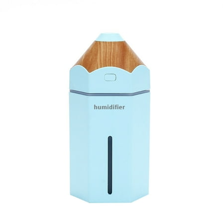 

1pc Pencil Shape Humidifier Desk Aroma Diffuser Air Moistener Household Supplies for Home Shop Office Sky-blue