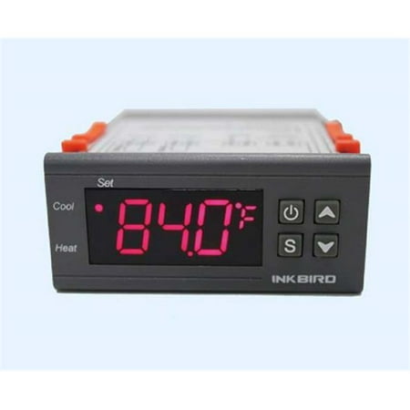 Inkbird All-Purpose Digital Temperature Controller Fahrenheit &Centigrade Thermostat w Sensor 2 Relays