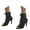 Black, variant on Women's Mesh Sandals Peep Toe High Top Sandals Summer Pump Shoes Open toe
