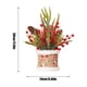 thumbnail image 3 of pstuiky Otoños Acción de Gracias Esquejes de hojas de arce Ramo Mesa Jarrón Esquejes Simulación Sol Flor de seda Decoración de calabaza Adornos de arreglos florales de otoño, 3 of 6