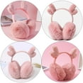 thumbnail image 5 of MEIBUTYUP Pink Plush Ear Muff for Outdoor Winter Use Durable and Lightweight Comfortable Ear Warmer 1pc, 5 of 8
