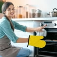 thumbnail image 2 of TZYUDK Yellow 1 Pack Microwave Antis-Scalding Heat-Resistants High-Temperature Non-Slipss Gloves Kitchen Oven Baking Special Kitchen Restaurant Affordable Useful Nylon,Spandex, 2 of 6