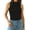 C Sleeveless Black, variant on YOUI-GIFTS Mock Turtle Neck Sleeveless Long Sleeve Double Lined Bodysuit Tank Tops for Women