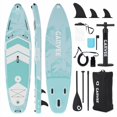 thumbnail image 1 of QinaQin 10'6 Inflatable Upright Paddleboard, Wide and Stable, with a Non-Slip Eva Deck, High Load-Bearing Upright Paddleboard, Three-Fin Control, Includes All Accessories, 1 of 7