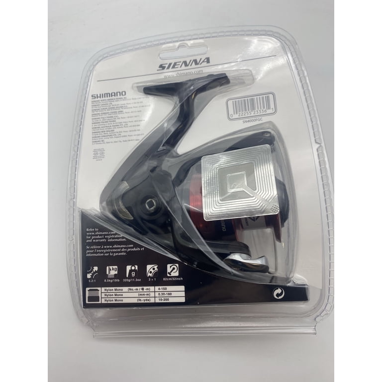 Shimano Sienna 4000 FG Spinning Reel for Inshore and Freshwater Fishing with Propulsion Line Management System - Walmart.com Shimano Sienna 4000 FG Spinning Reel for Inshore and Freshwater Fishing with Propulsion Line Management System - Walmart.com