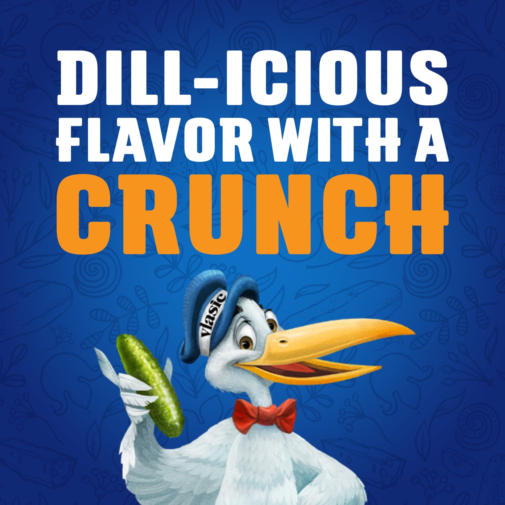 Vlasic Zesty Dill Whole Pickles, Keto Friendly, 46 fl. oz.