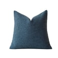 thumbnail image 2 of Sokhug Faux Lamb Fur Pillow Cover - 18x18in Teddy Curly Throw Pillow Case, Blue, 2 of 7