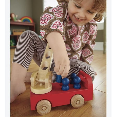 Wooden Fire Truck from Pure Play Kids