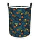thumbnail image 1 of Balery Hawaiian Style Cesta de ropa redonda con asas, impermeable, independiente, para ropa, juguetes, dormitorio y familia-Medium, 1 of 6