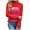 Red, variant on Vedolay Women's 2023 Sweaters Womens 2023 Fall Casual Oversized Lapel Collar V Neck Long Sleeve Pullover Sweaters,Orange S