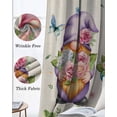 thumbnail image 3 of Spring Gnomes Blackout Curtains for Bedroom Living Room Darkening Curtains 90 Inch Vintage Botanical Blossom Rose Leaves Black Out Window Curtain Privacy Window Treatment Grommet Drapes 52"x90"x2, 3 of 9