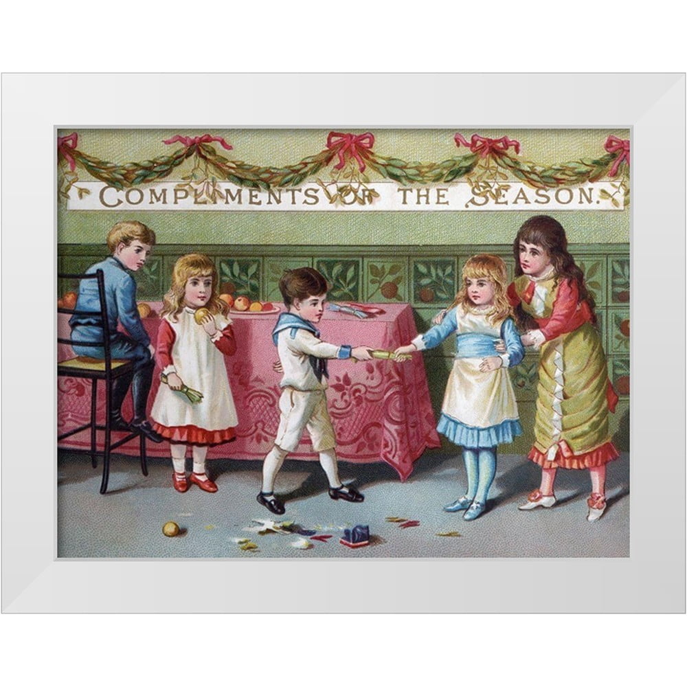 Nova Scotia Archives 18x15 White Modern Wood Framed Museum Art Print Titled - Victorian Christmas Card