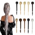 thumbnail image 1 of SHCKE 24" Long Fishtail Ponytail Drawstring Braid Ponytail Extension Clip in Synthetic Hairpieces for Women, 1 of 6