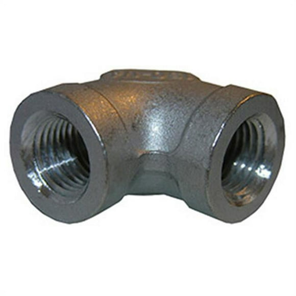Letright 209817 0.375 Po. Acier Inoxydable 90 Degeree Tuyau Électro Galvanisé Coude