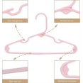 thumbnail image 3 of ACSTEP 40 Pack Kids Hangers Plastic,Toddler Baby Clothes Hangers,11.4 Inch, Pink, 3 of 7