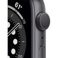 thumbnail image 2 of Restored Premium Apple Watch Series 6 (GPS, 44mm) - Space Gray Aluminum Case with Black Band (Refurbished), 2 of 4