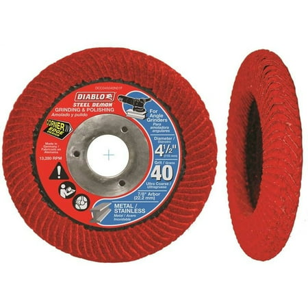 

New Diablo DCC045040N01F Steel Demon Type-29 Corner-Edge Flap Disc 40-Grit 4-1/2 Each