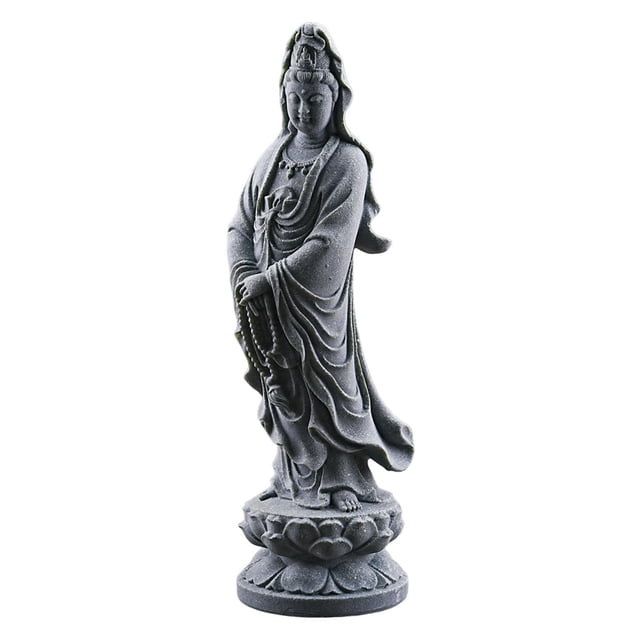 Estatua de Guan Yin, regalos chinos de Feng Shui, figura de Kuanyin, escultura de Buda femenina Estilo D