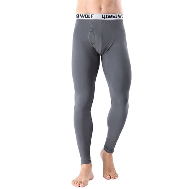 Sexy Dance Calzoncillos largos para hombre, mallas cálidas de invierno, cintura elástica, pantalones térmicos, pantalones básicos, ropa interior ajustada de capa Base