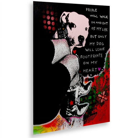 Dean Russo 'Girls Best Friend' Floating Brushed Aluminum Art