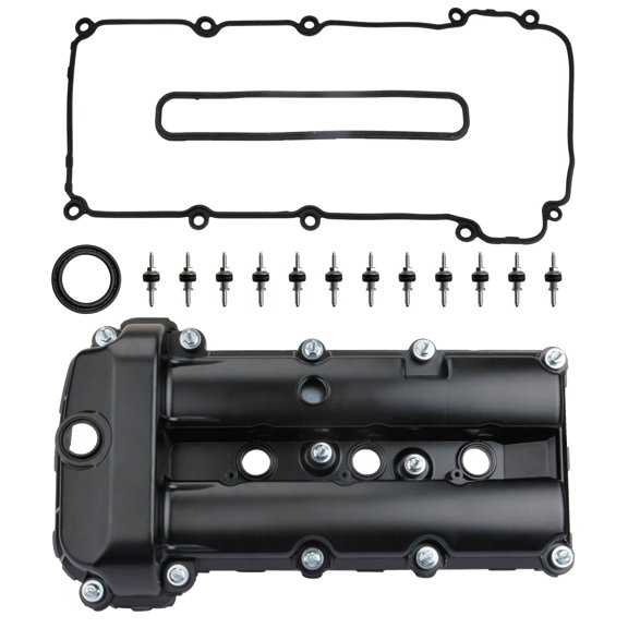 MITZONE Upgrade Aluminum Right Passenger Side Engine Valve Cover Compatible with Jaguar S Type 3.0L 2002 2003 2004 2005 2006 2007 2008