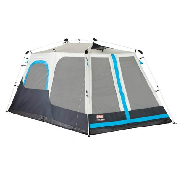 COLEMAN 8 Person 2 Room Family Camping Instant Cabin Tent w/ MiniFly 14' x 8'