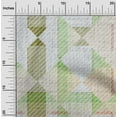 thumbnail image 2 of oneOone Cotton Jersey Light Green Fabric Check Craft Projects Decor Fabric Printed By The Yard 58 Inch Wide, 2 of 4
