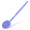 Purple, variant on Purple Extendable Long Handle Silicone Shower Scrubber Brush 16-24 Inch