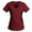 1-Wine, variant on Women Scrubs Tops 2025 Women Work Uniform T-Shirt V Neck Short Sleeve Nurse Scrubs Lightweight Tunic Blouses