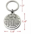 thumbnail image 4 of 3 Year Anniversary Keychain Gifts, Steel Engraved 3rd Wedding Anniversary Keepsake, Happy Three Year Anniversary for Men Women Boyfriend Husband, 4 of 4