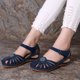 thumbnail image 5 of Zapatos de mujer de verano Tacón de cuña Retro Hollow Out Casual Sandalias de mujer Wmkox8yii  nm9013, 5 of 7