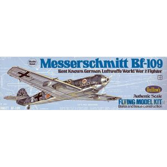 Messerschmitt Bf-109 Balsa Wood Airplane Kit