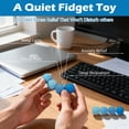 thumbnail image 3 of 8PCS Silicone Magnetic Balls Fidget Toys for Adults Teens, Stress Relief Sensory Toy for Autism ADHD Anxiety, Office Desk Fun Textures Gadgets, Stocking Stuffers Gift for Women Men Teen,Blue, 3 of 8