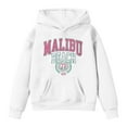 thumbnail image 3 of Kiijoy Hoodie for Girls Malibu Letter Graphic Loose Pullover Hooded Sweatshirt, Sizes 11-12, 3 of 3