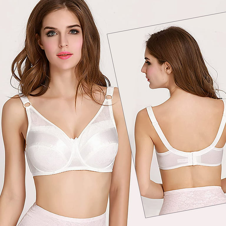 Special Pocket Bra for Silicone Breast Forms Post Surgery Mastectomy White  Bra Size 42/95